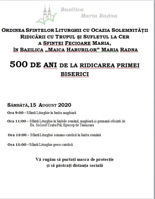Maria Radna Jubileu