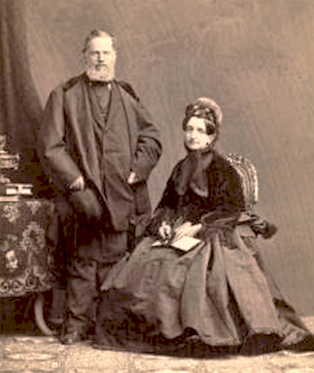 Simeon de Sina 3 cu sotia Iphigenie Ghika