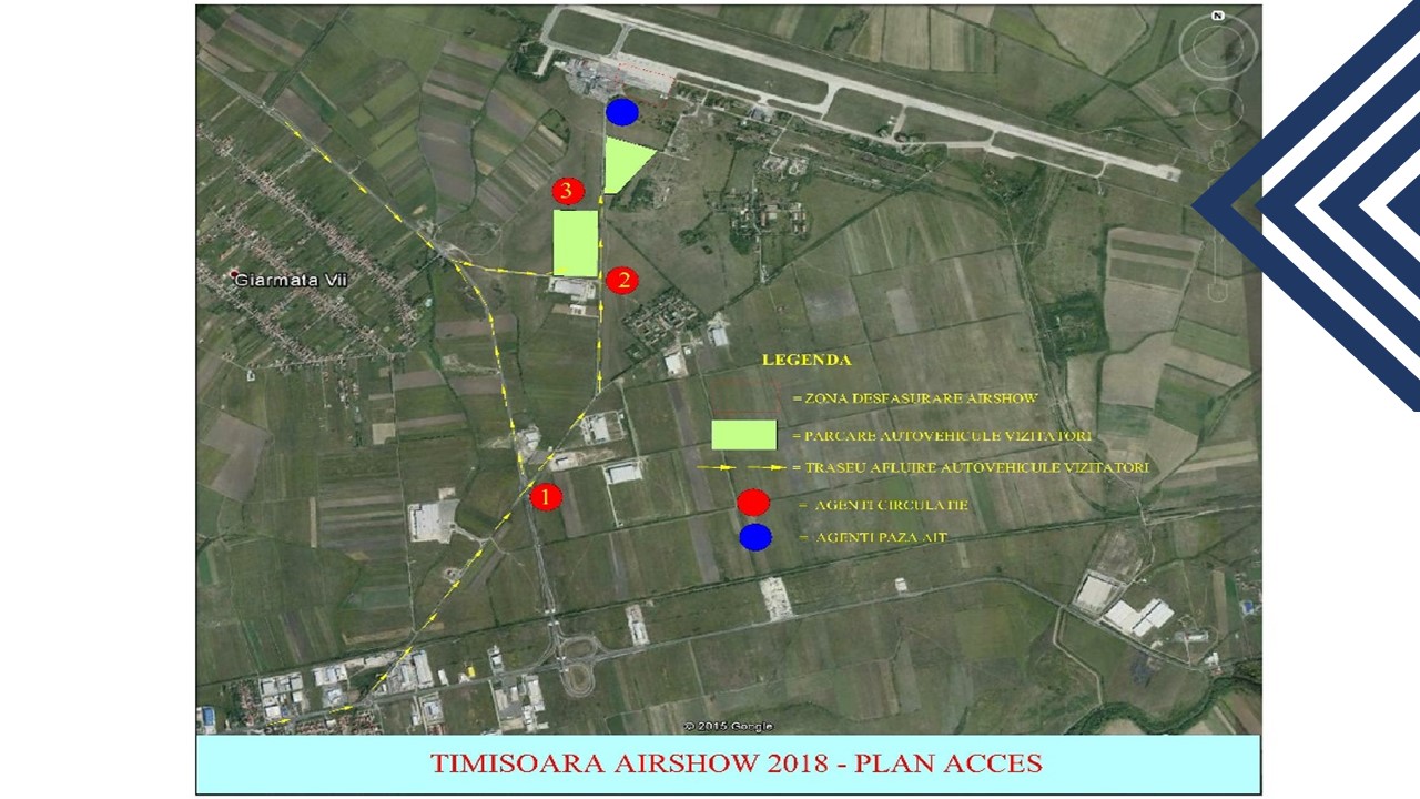 TIMISOARA AIR SHOW _Traseu acces