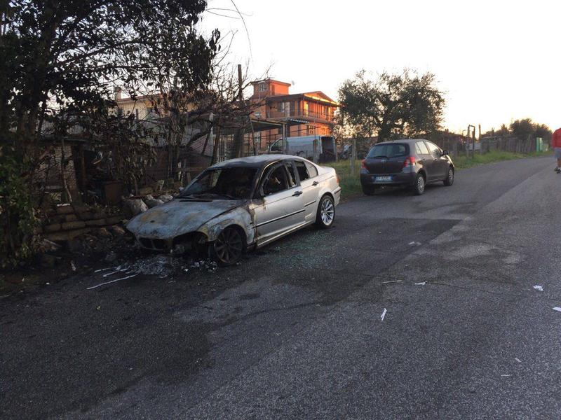 masini incendiate Roma